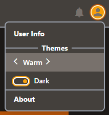 Theme Selection Dropdown